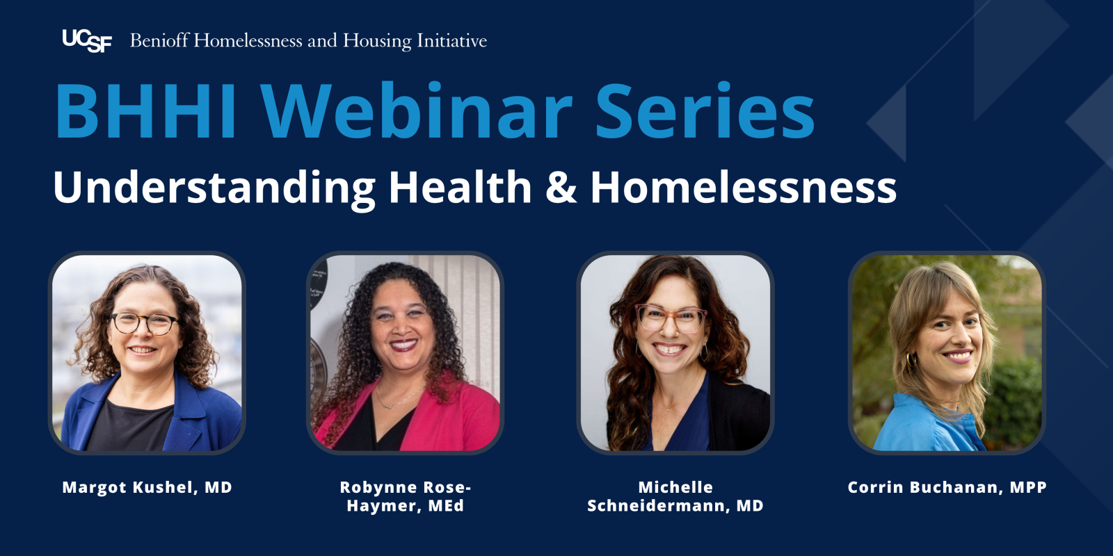 BHHI Webinar Series: Understanding Health & Homelessness